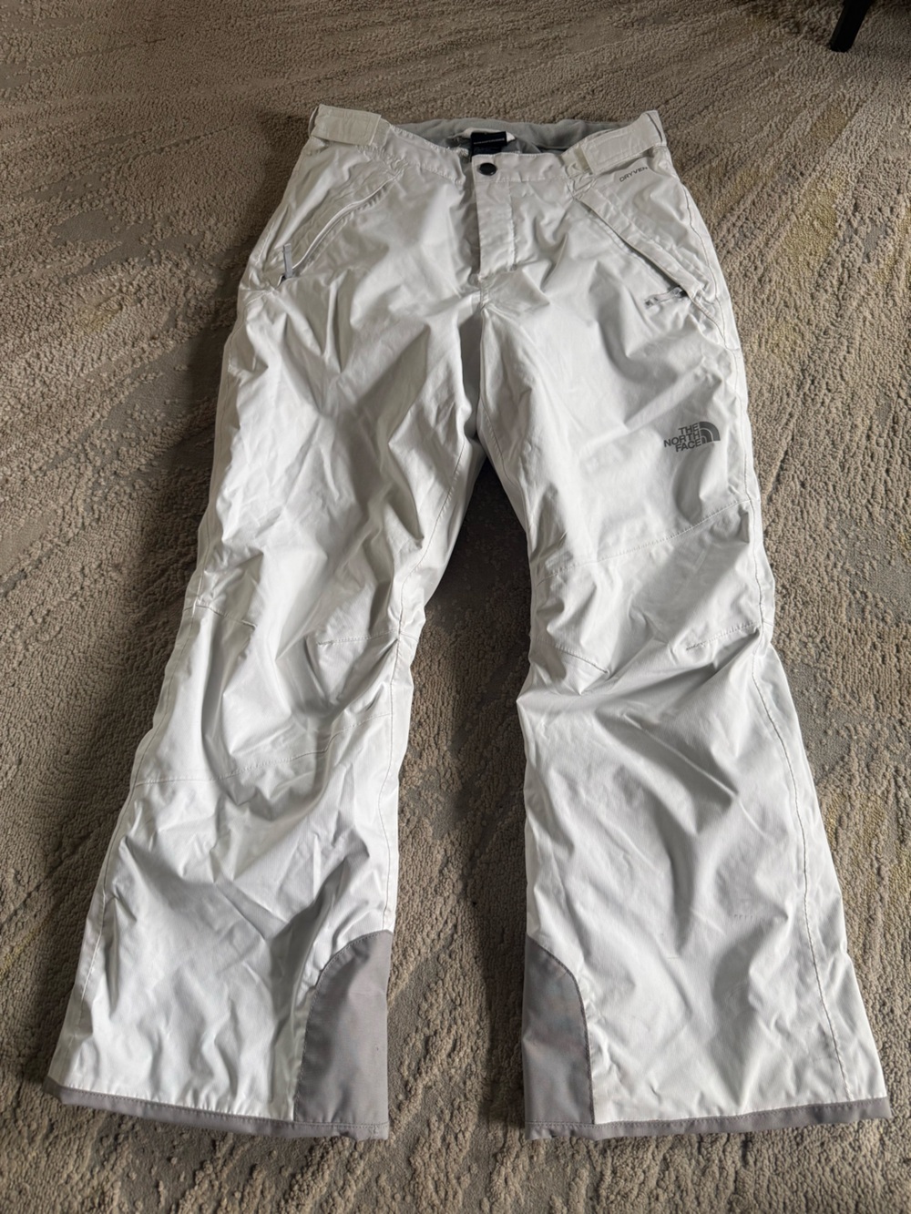 The North Face white Snow Pants large 14 / 16